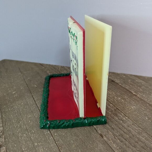 Vintage Salt and pepper shakers Christmas napkin holder plastic 80s set holiday - Picture 7 of 7